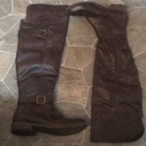 Madden girl chocolate over the knee boots